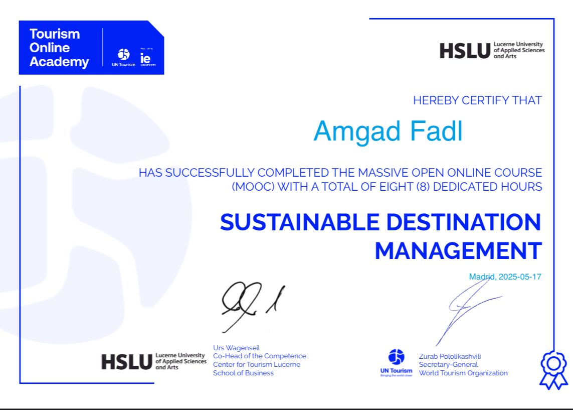sustainable destination managment